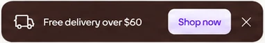 Free delivery bar