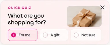Quick quiz popup