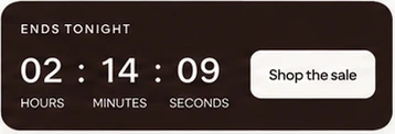 Countdown sale popup